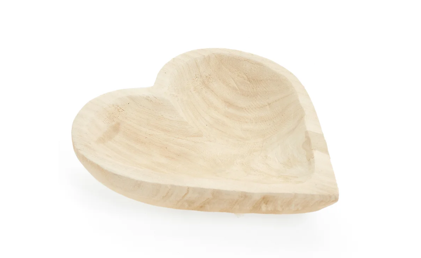 Decor Heart Wood Plate