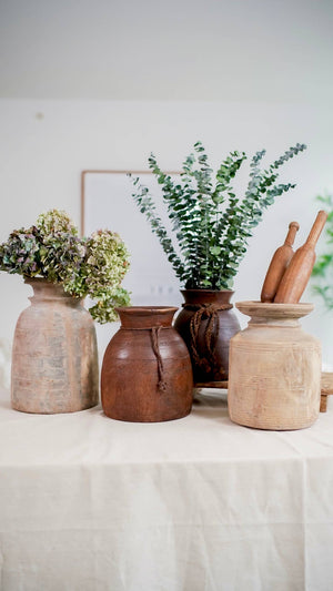 Wooden Himachal Pot