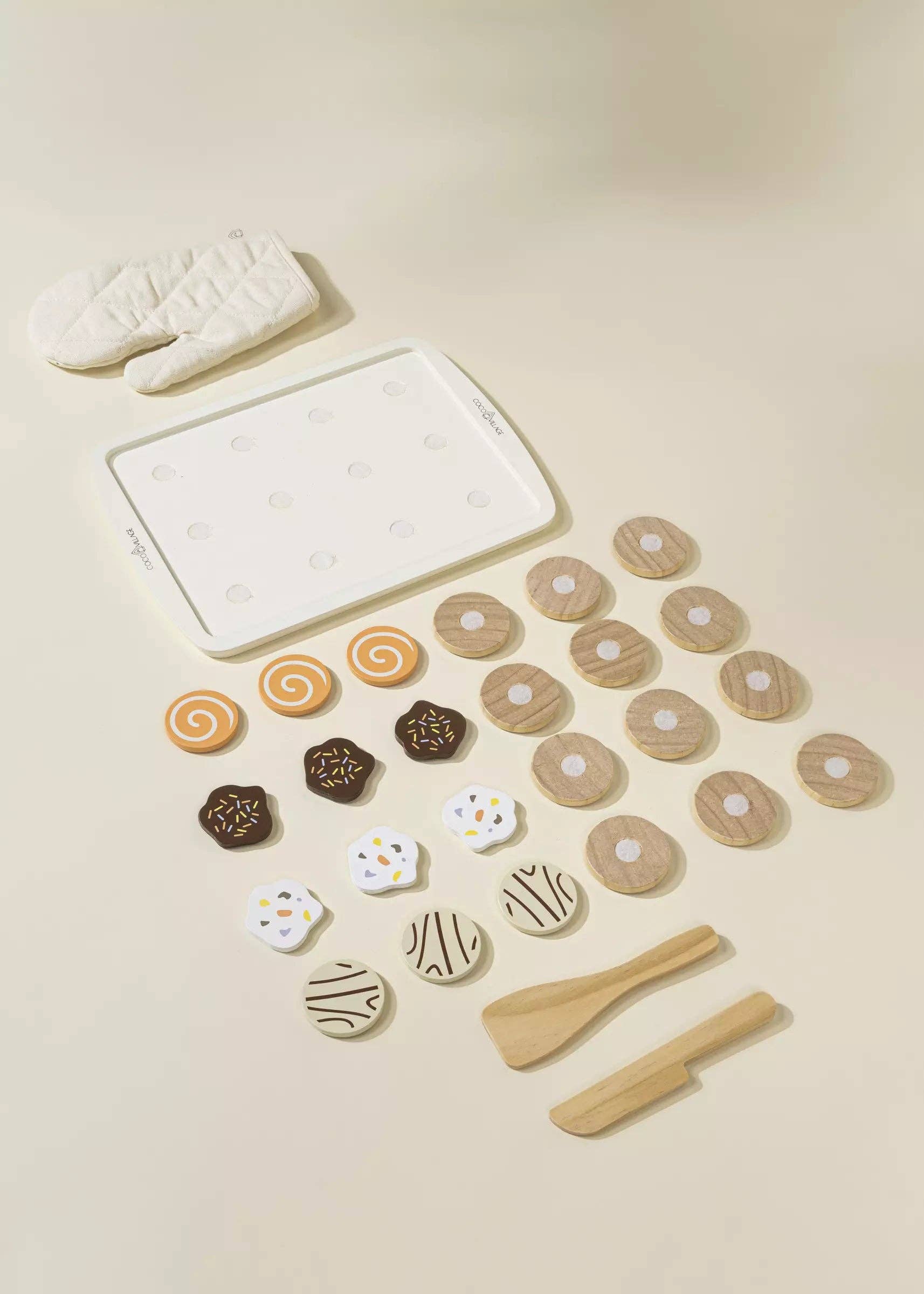 Wooden Cookies Playset and Accessories