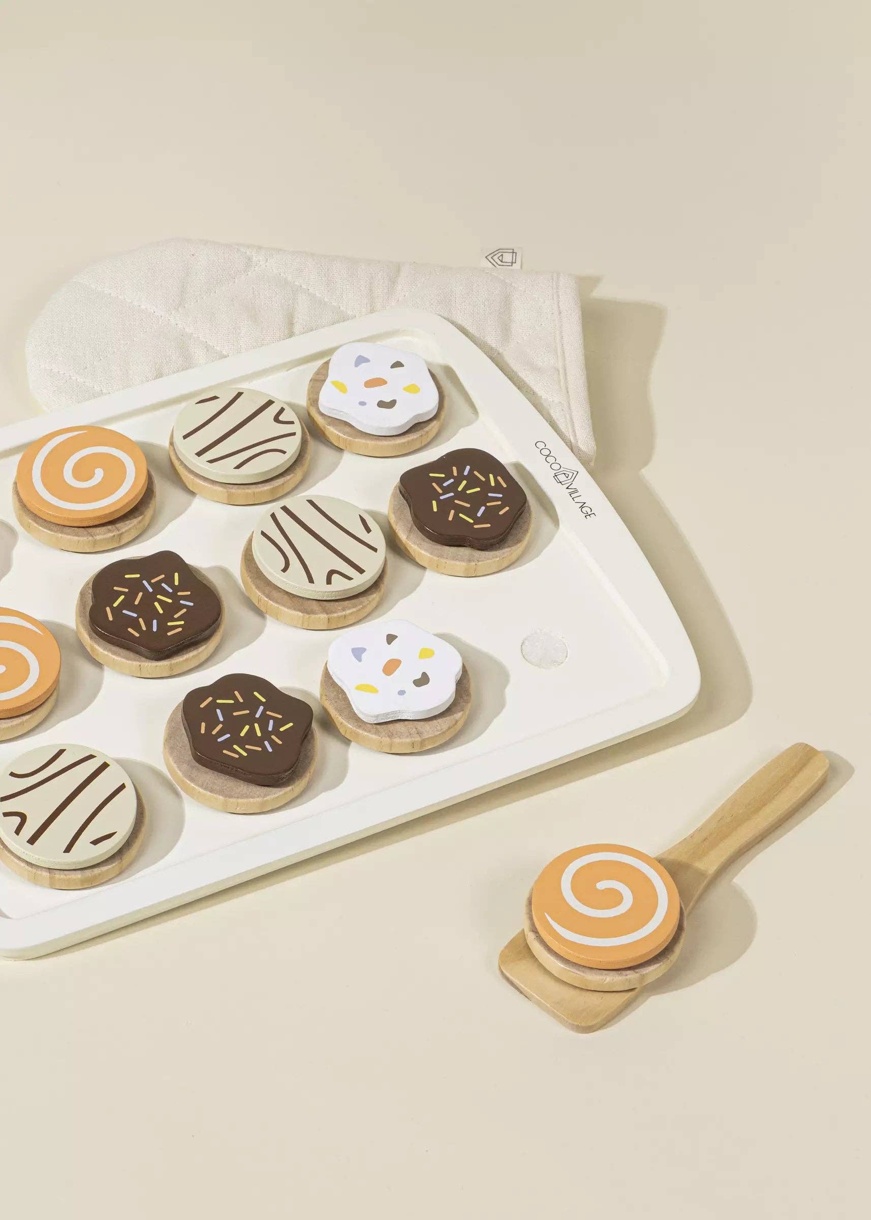 Wooden Cookies Playset and Accessories