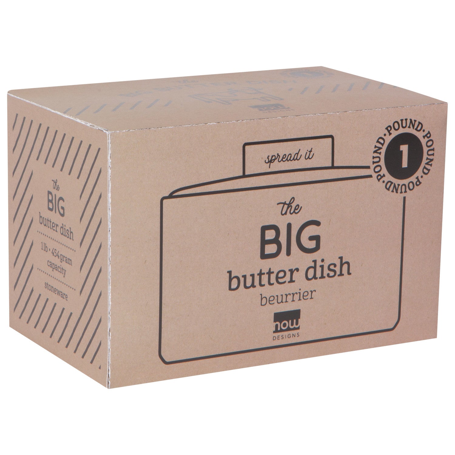 Butter Dish 1LB