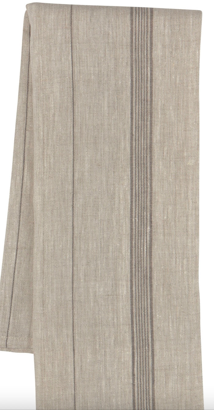 Shadow Maison Stripe Linen Dishtowel