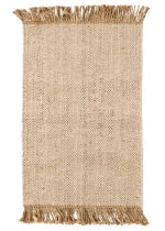 Handwoven Wool Jute Rug (24"x36")