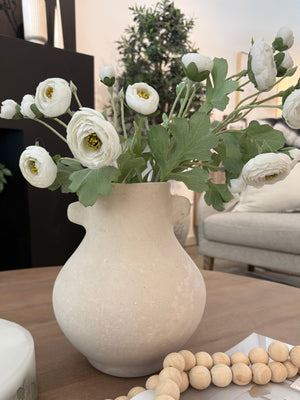 Paper Mache Vase with handle