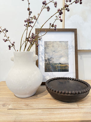 Paper Mache Vase with handle
