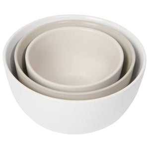 Prep Bowl Set Matte White