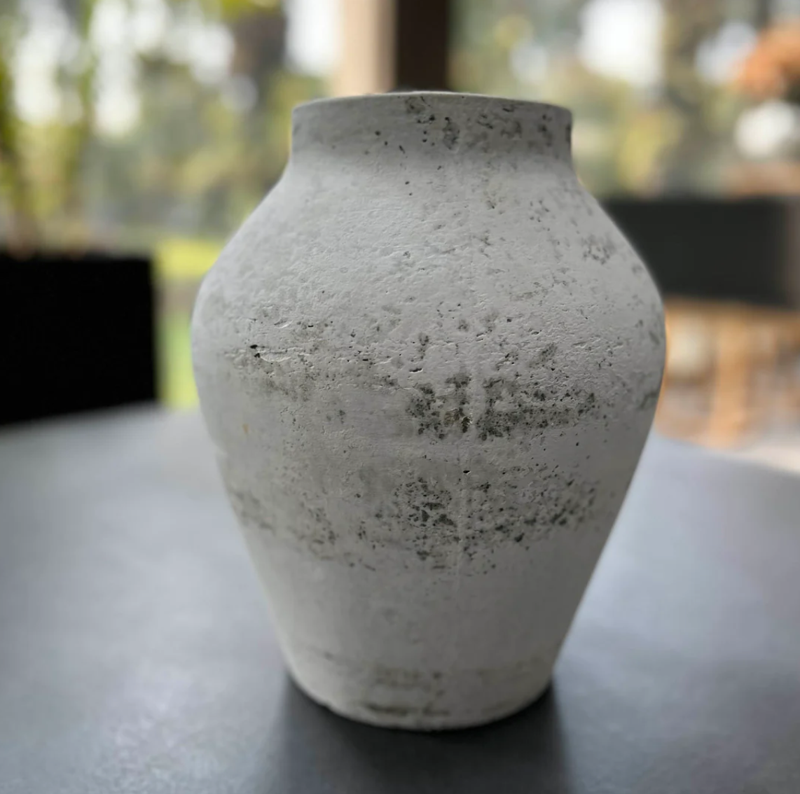Amphora White Vase