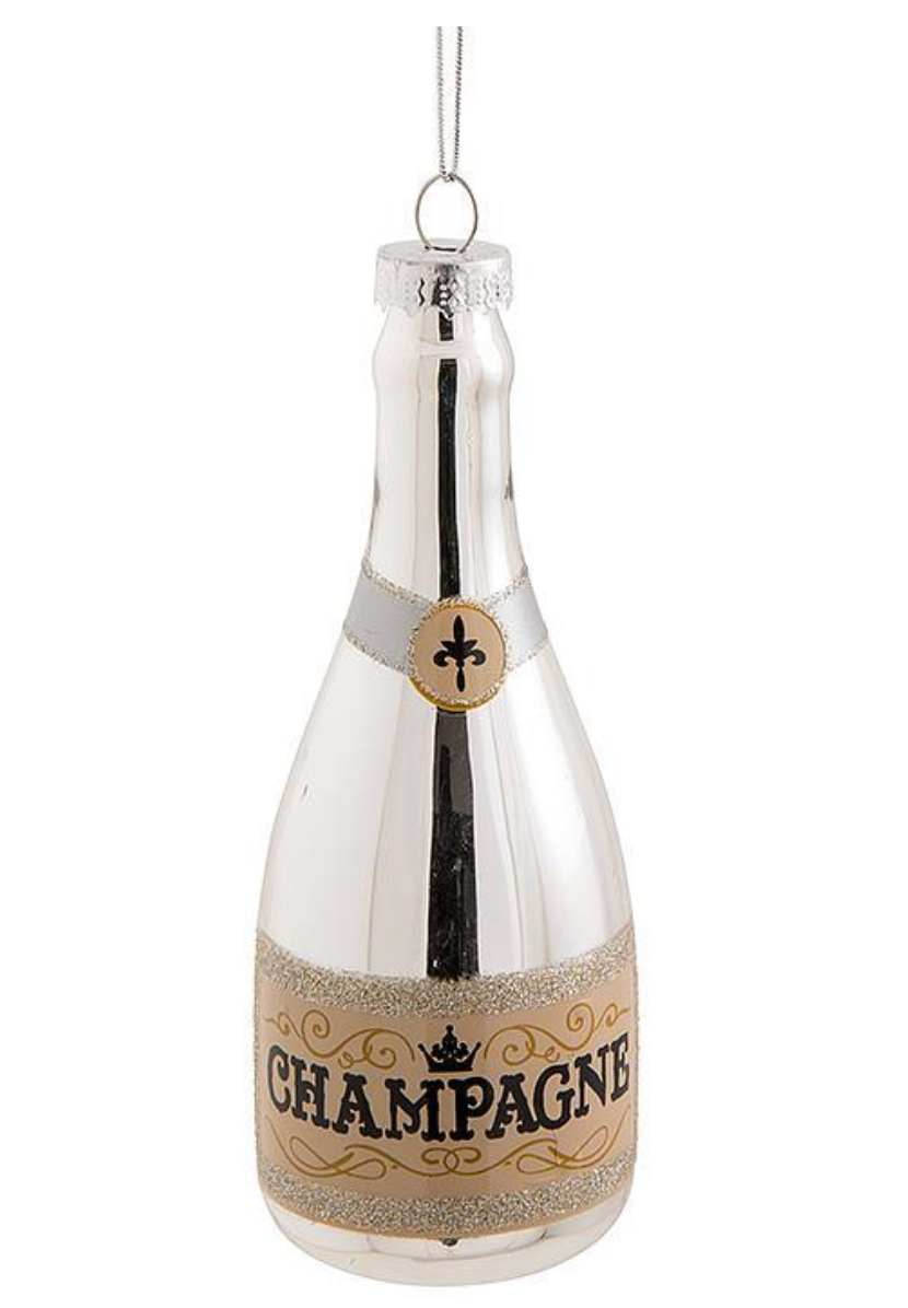 Champagne Bottle Ornament