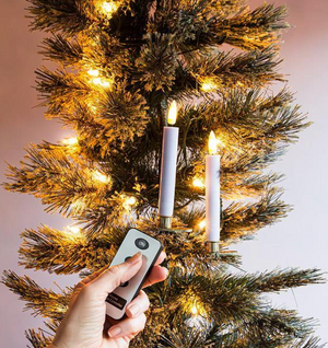 Tree clip on candles