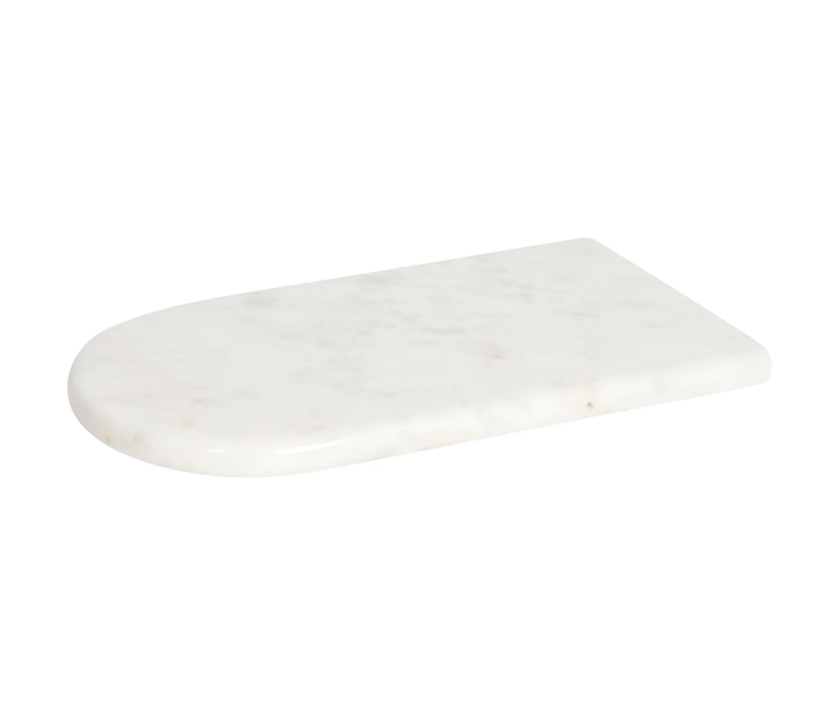 White Marble Arch Serving Board