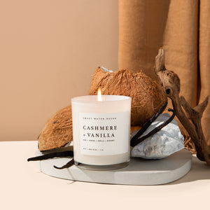 Cashmere and Vanilla 11 oz Soy Candle