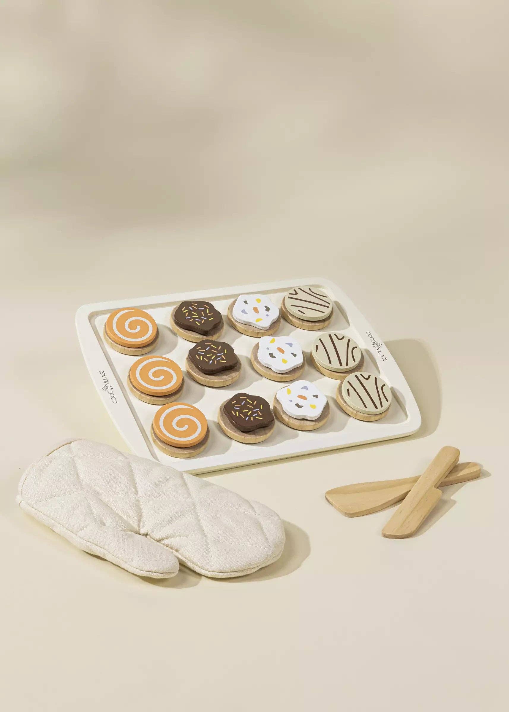 Wooden Cookies Playset and Accessories