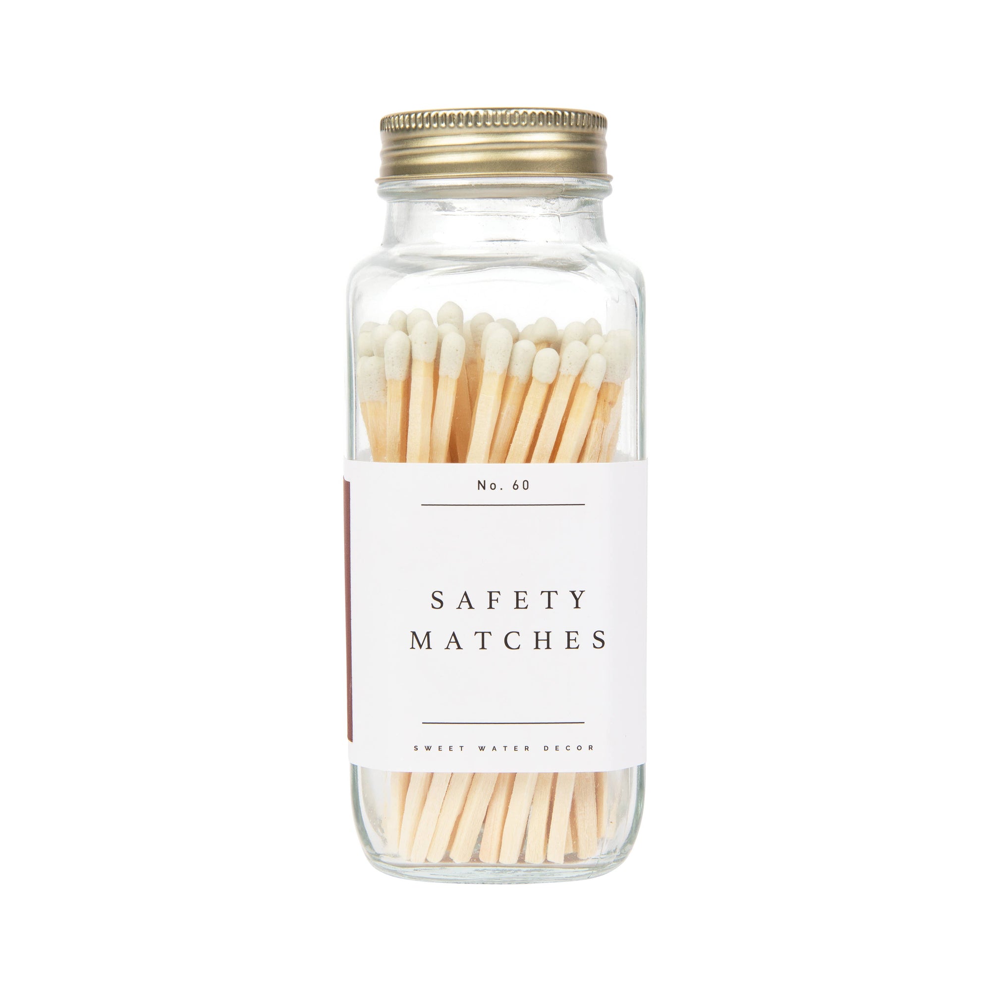 Safety Matches, White Tip -