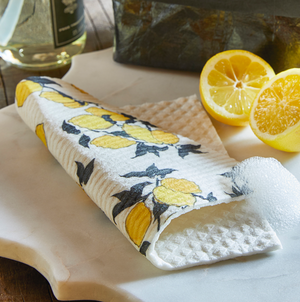 Lemons Organic Dishcloth